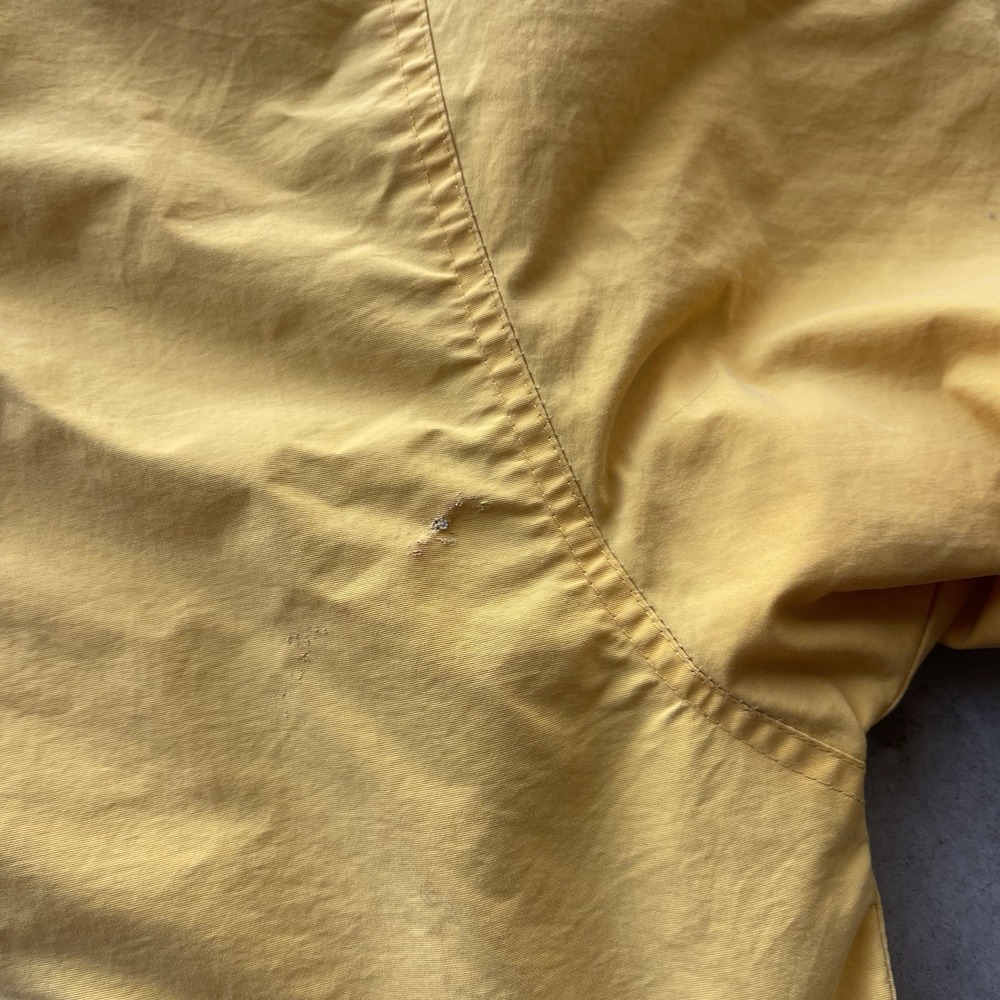 Vintage 90s Mickey Mouse Yellow Pullover Puffer Jacket XL Disney Store 1/4 zip - Picture 9 of 9